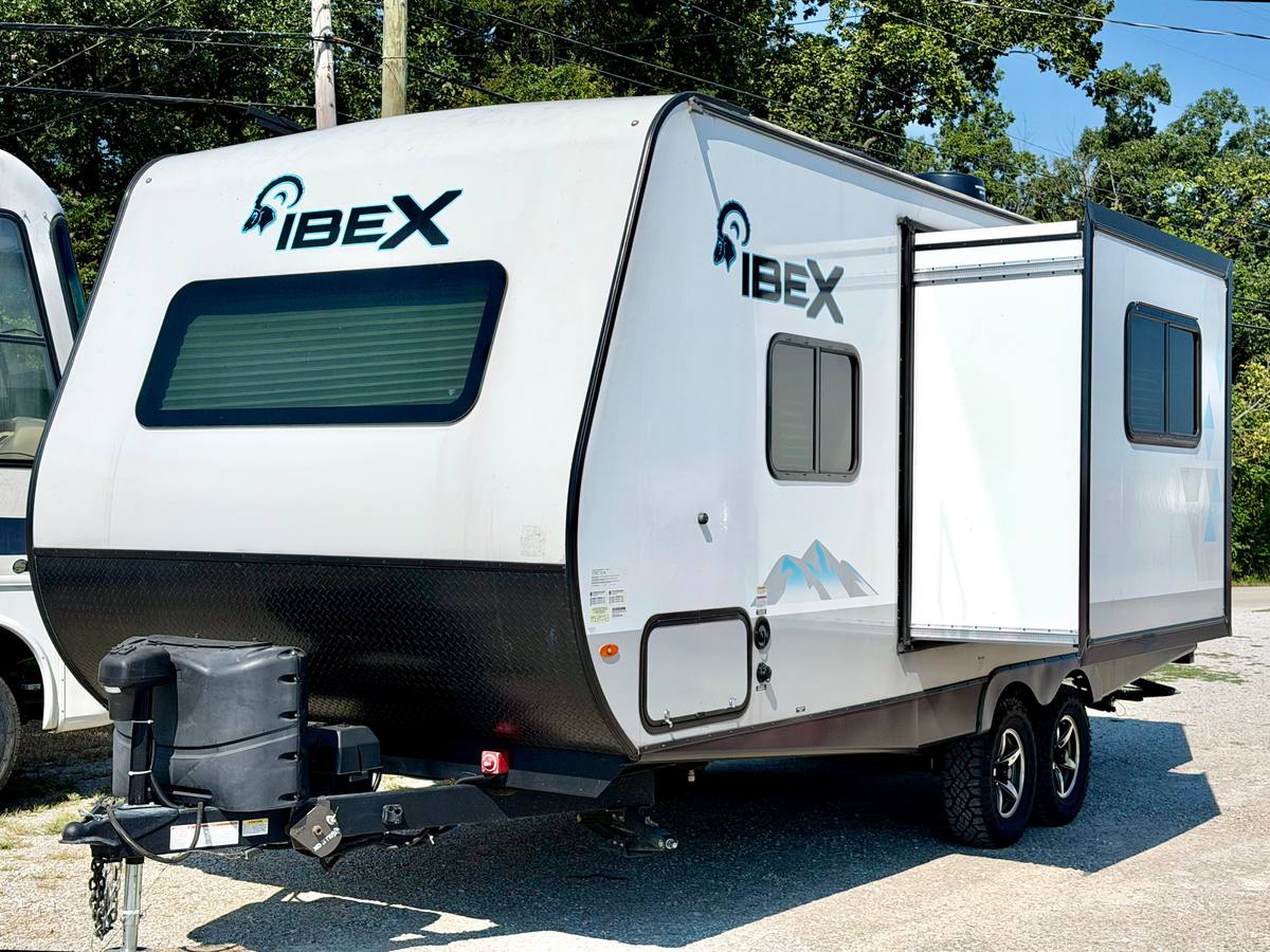 2022 Forest River Ibex 20BHS Bunkhouse travel trailer for sale at Triple C Camper Consignment in Kentuckiana — photo 1 of 12